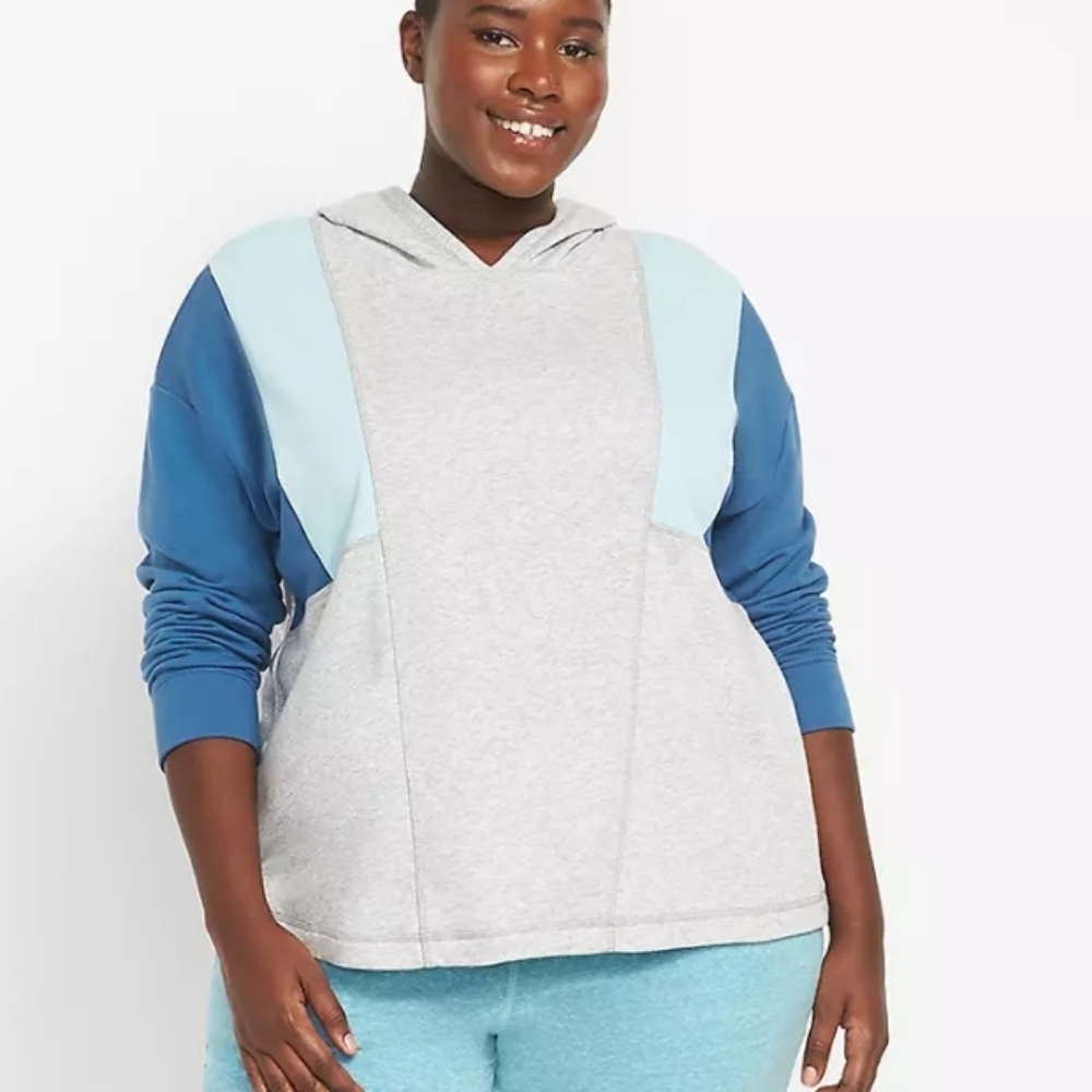 Lane Bryant Color Block Sweat Shirt
